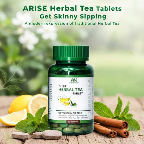 Arise Herbal Tea Tablets | Natural Weight Management & Immunity Booster (60 Tablets)