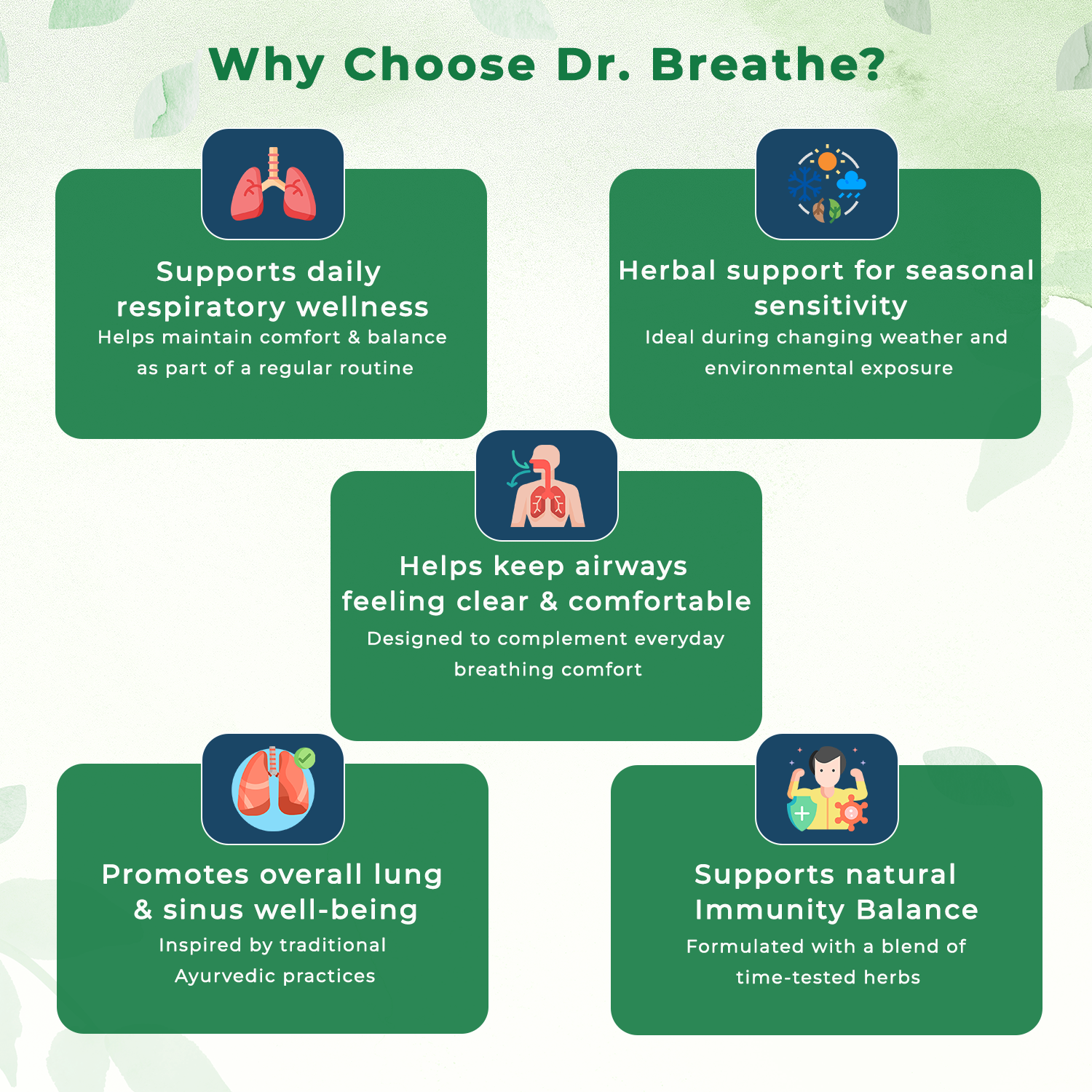 Dr. Breathe Ayurvedic Herbal Tonic | Immunity Booster & Respiratory Care (200ml)