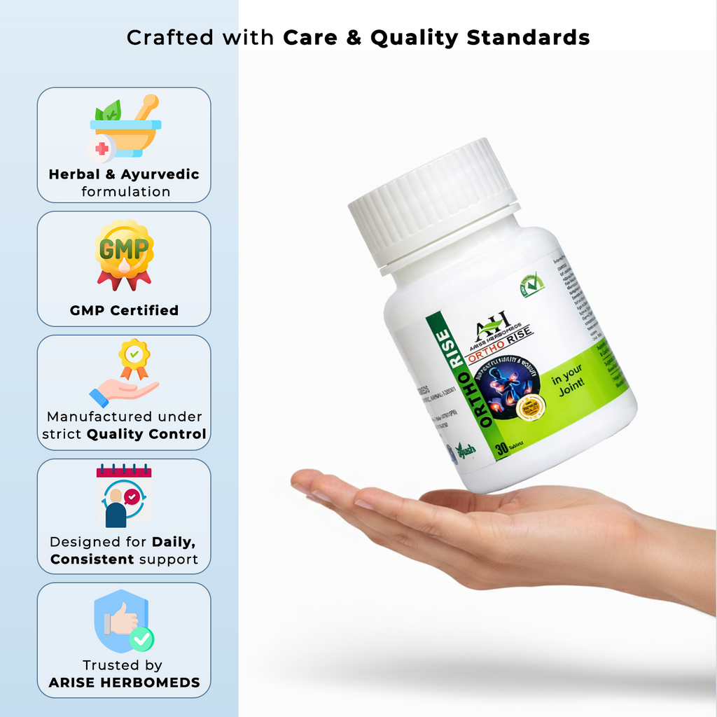 Ortho Rise Tablets | Advanced Ayurvedic Joint Support & Mobility (30 Tablets)