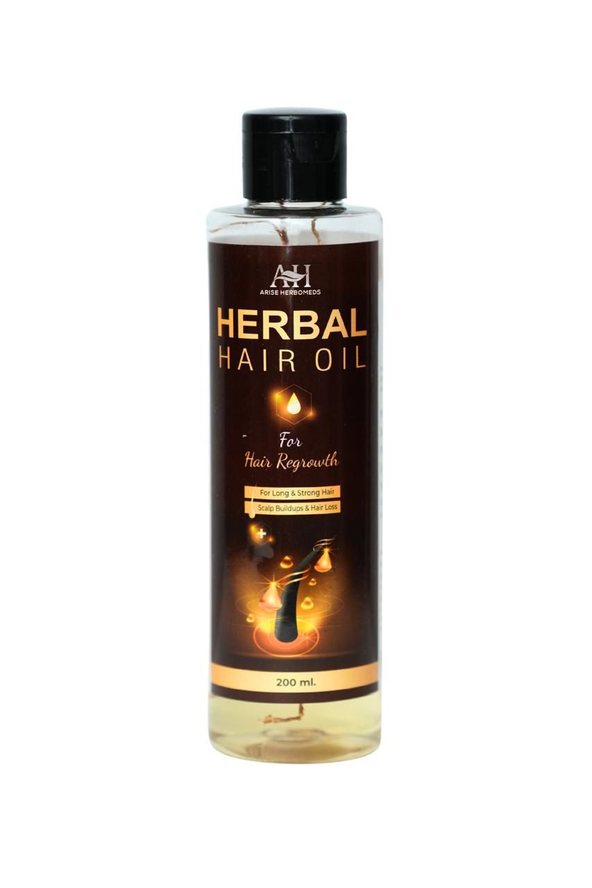 Arise Herbal Hair Oil – Ayurvedic Oil for Hair Regrowth & Hair Fall Control (200ml)