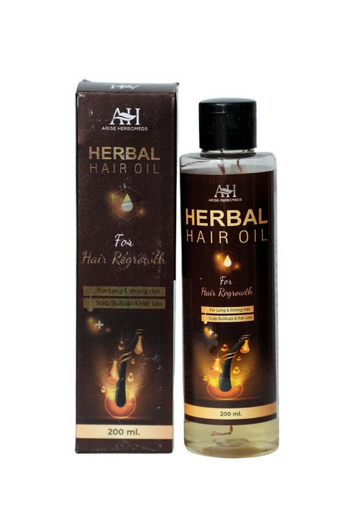 Arise Herbal Hair Oil – Ayurvedic Oil for Hair Regrowth & Hair Fall Control (200ml)